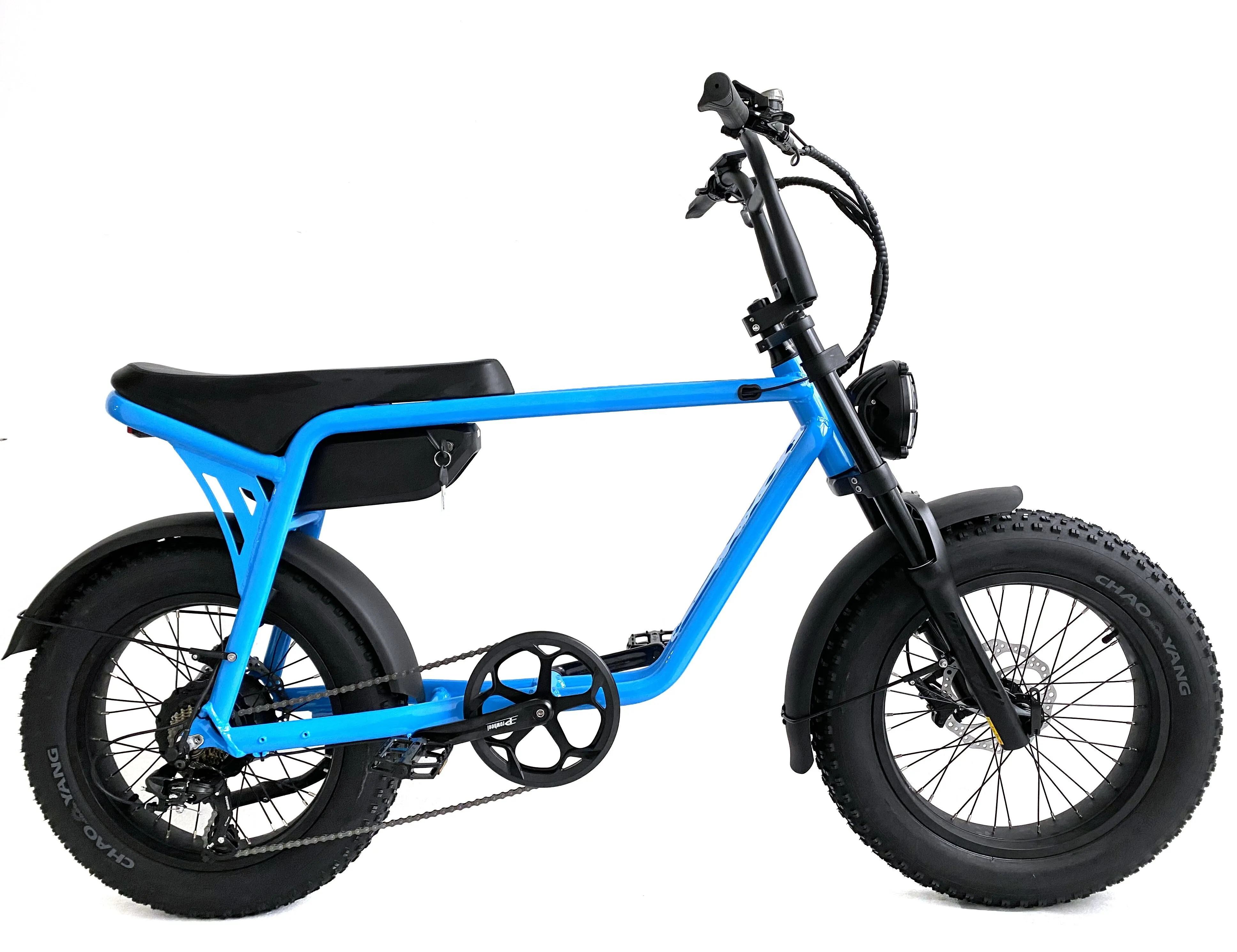 73 Style Ebike 500W/750W Electric Mountain Bike 20 Inch Fat Tire Electric Bike Motorcycle 48V 13ah Lithium Battery Ebike