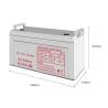 Buy cheap CQC Gel Solar Battery 12V 100AH Lead Ingot Pressure Safety Valve Battery Cabinets from wholesalers