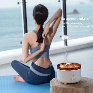 Buy cheap Serene Sleep Fire Flame Humidifier With 7-Color LED Light For Aromatherapy And from wholesalers