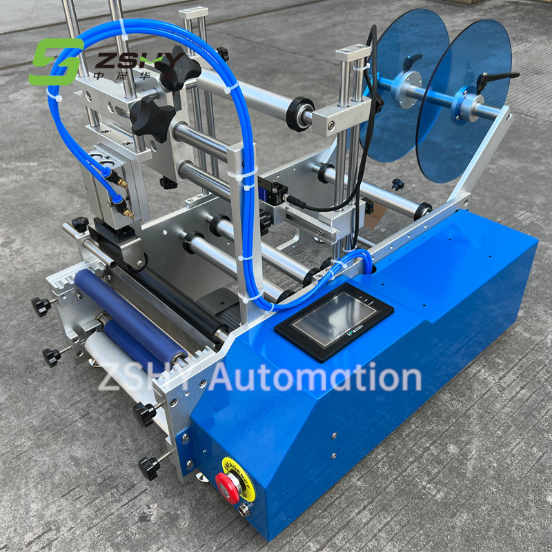 500W Round Bottle Semi Automatic Labeling Machine 20pcs/Min