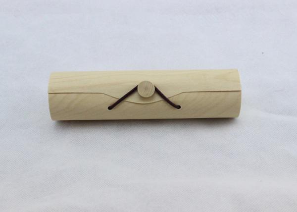 Buy cheap Nature Wood Balsa Macarons Decorative Wooden Boxes For Gifts Cylindrical Shape from wholesalers