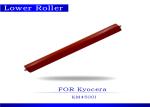Lower Sleeved Fuser Pressure Roller for use in KYOCERA TASKalfa 3500i/4500i