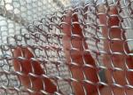 Aluminum Coil Metal Mesh Curtain Silver Color For Window Treatment