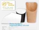 Custom printed french fries crepe holder food packaging paper cones,Food paper