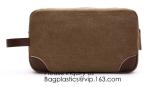 Customized luxury canvas Korean makeup pouch travel cosmetic bag,Promotional Eco