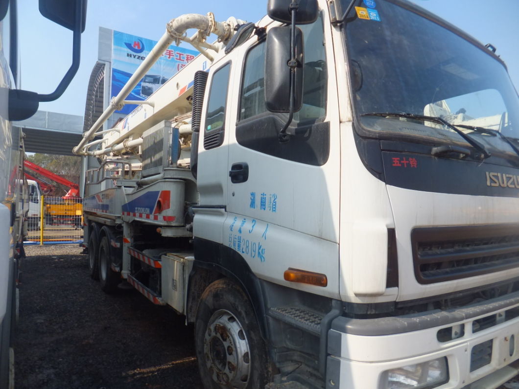 2009 Zoomlion 37m Used Concrete Pump Truck Concrete Pump