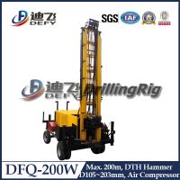 Buy cheap DFQ-200W High Efficient Trailer Portable DTH Drill Rig, Portable Drilling Rig product