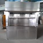 Floor Mounted Ducted Fume Cupboard , Multifunctional Chemical Exhaust Hood