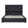Buy cheap Customized Double Size Velvet Fabric Bed Frame With Tufted High Headboard from wholesalers