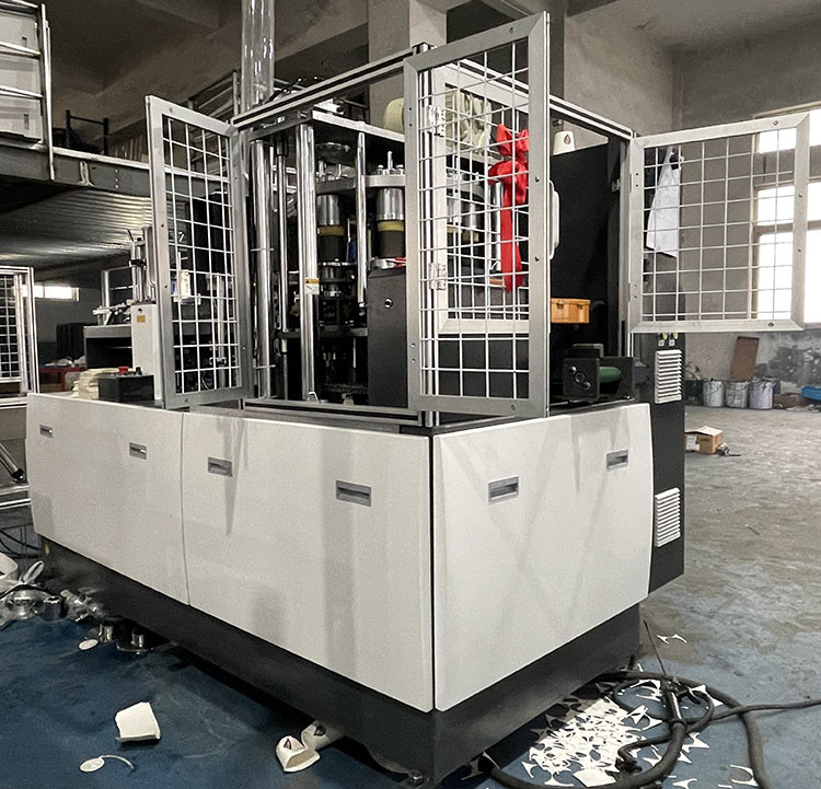 0.4-0.6Mpa Paper Cup Making Machines 4KW One Time Paper Cup Machine
