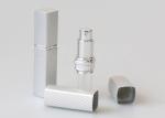Matte Silver Travel Perfume Atomiser Holder 25ml Oral Spray Fragrance Refill