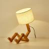 Buy cheap Folding Table Lamp Creative European Fashion Bedroom wood robot art table lamp(WH-MTB-28) from wholesalers