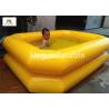 Buy cheap Yellow Double Tubes Blow Up Swimming Pool For Children In Backyard from wholesalers