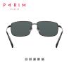 Buy cheap Durable Metal Frame Polarized Sunglasses 61 14 146 TAC Lens Black Green Eyeglass from wholesalers