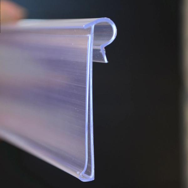 Buy cheap Transparent Shelving Accessories Plastic Price Tag Holder 1200mm 900mm 700mm Size from wholesalers