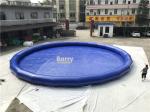 Buy cheap 0.9mm PVC Inflatable Swimming Pool / Blow Up Portable Round Water Pool from wholesalers