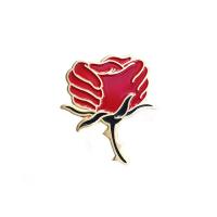 Buy cheap Rose Bike Enamel Badge Metal Icon Men 'S Jewelry / Custom Enamel Pins product
