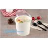 Buy cheap White paper cup for ice cream/ disposable custom printed paper soup bowl,Kraft Paper Cup / Fast Food Hot Soup Paper Cup from wholesalers