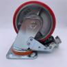 Buy cheap 8 Inch Dual Locking Polyurethane Iron Core Caster from wholesalers
