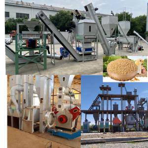 Buy cheap High-Efficiency Feed Pellet Production Line Clean Crush Mix Granulate Cool Screen & Pack from wholesalers