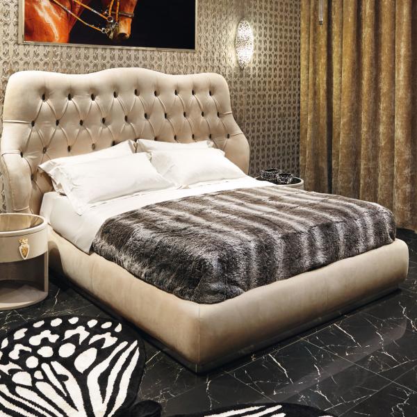 Buy cheap Tufted Luxury Ottoman Double Bed from wholesalers