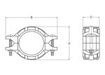 Super High pressure Stainless steel quick pipe joints for grooved piping system
