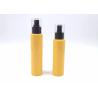 Buy cheap Yellow Color Cylindrical PET Bottle 200ml 260ml With Black Sprayer from wholesalers