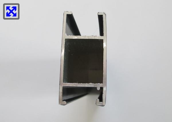 Buy cheap Thick Type Aluminium Extruded Profiles Black Powder Coating For Balcony Folding Doors from wholesalers