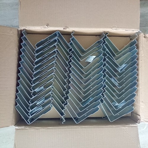 Spring Steel Reusable Shipping Metal Spring Retaining Crate Clips V Shape Clips Clamp For Wooden Box