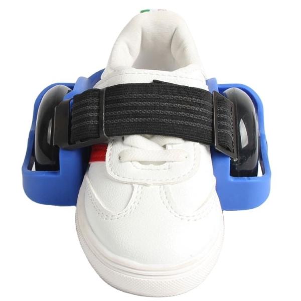 Buy cheap YOBANG Blue Heel Wheels Light Up Flashing Heel Skates Wear Over Your Shoes Skates from wholesalers