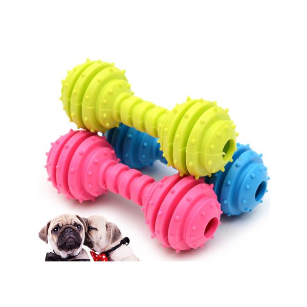 Buy cheap Dog Chew Toy Bone Shape TPR Pet Dog Toy Barbell Stocked for Your Furry Friend from wholesalers