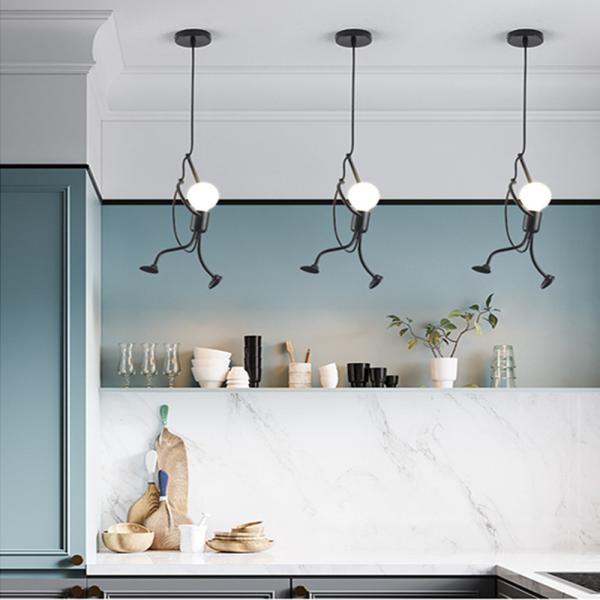 Buy cheap little man climbing pendant light iron people lights pandant lamps for kid children room cord pendant light(WH-VP-91) from wholesalers