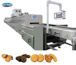 Width 1200mm Complete Hard Biscuit Cookies Production Line 100~250kgs/H