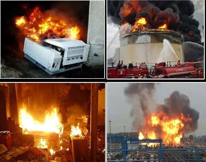 1800m3 90L Cylinders Group FM200 Fire Suppression System Automatic Or Manual Start