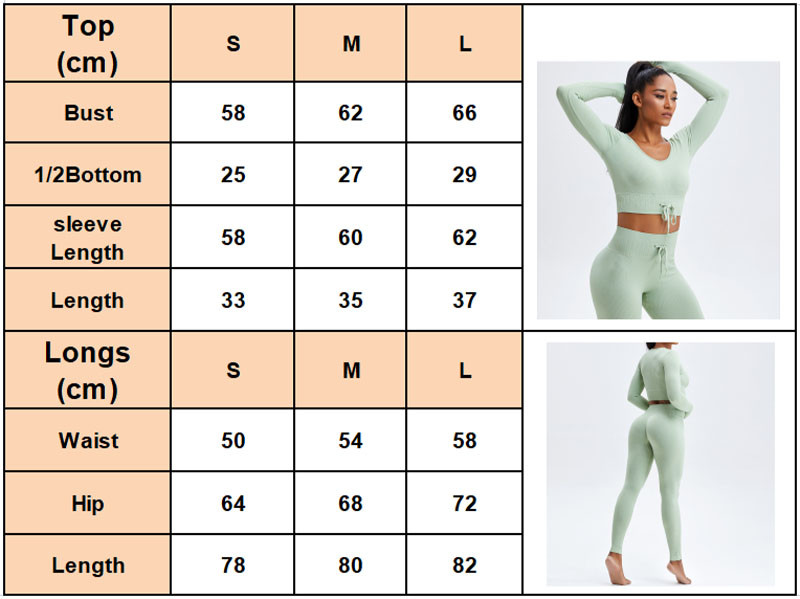 Ribbed Women's 2 Piece Workout Set Scrunch Butt Leggings With Crop Top