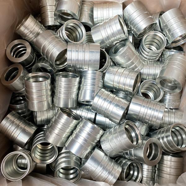 Buy cheap Carbon Steel EN 856-4SP Hydraulic Hose Ferrules CNC Hot Forge from wholesalers