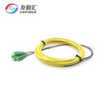 Single Mode G657A2 LC/APC Fanout Fiber Optic Pigtail Bending Insensitive 1.5m 12
