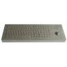 Buy cheap Movable 0.45mm flat keys Industrial Metal Keyboard with 800DPI optical trackball from wholesalers