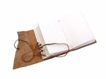 Genuine Leather Travel Journal Notebook Size 120 * 190mm With Leather Strap