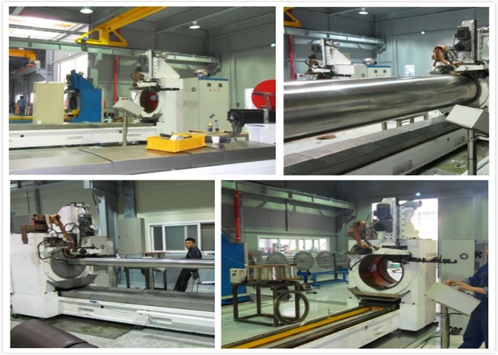 Sand Control Cylindrical Stainless Steel Wire Screen Welding Machine Low noise
