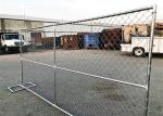 Metal Steel 3.2mm Site Security Fencing Construction Galvanized Chain Link
