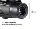 22mm Eyepiece Cell Phone Monocular 12x56 High Index Bak4 Prism Optics