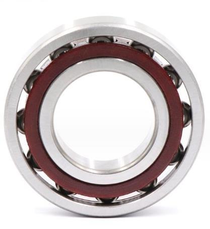 SGS Practical Contact Ball Bearing , Steel Cage Precision Angular Contact