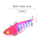 Kmucutie CS002 Soft VIBE Lure Made of TPR Fishing Bait/manufacture made lures