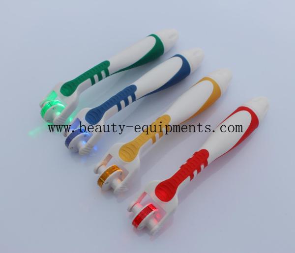 Safe Derma Rolling System , Micro Needle Roller Therapy With Blue / Red / Yellow