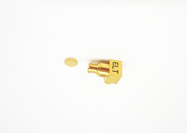 50Ohm Female Right Angle SMPM RF Connector Gold Plated Coaxial Mini SMP