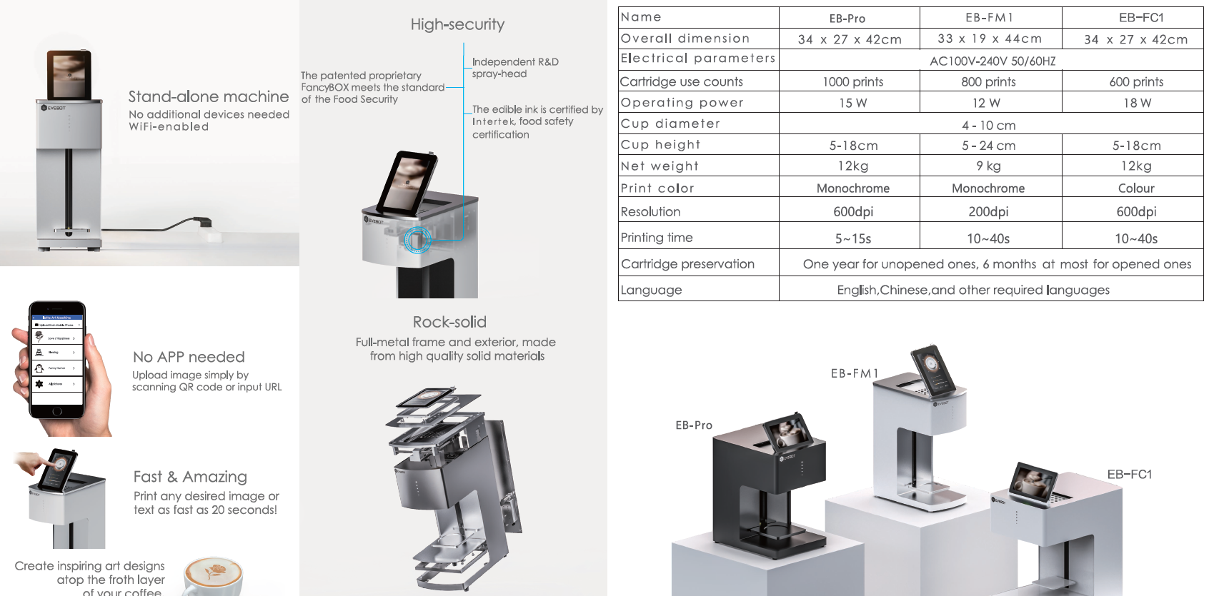Hot Sale Table Top Coffee Printer Machine For Self Service Table Top Vending Coffee Machine For Cappuccino Espresso Coff
