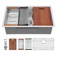 Buy cheap Handmade Kitchen Workstation Stainless Steel Sink For Welding Lavaplatos product