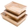 Buy cheap Greaseproof Disposable Paper Containers For Taking Away Express Food from wholesalers