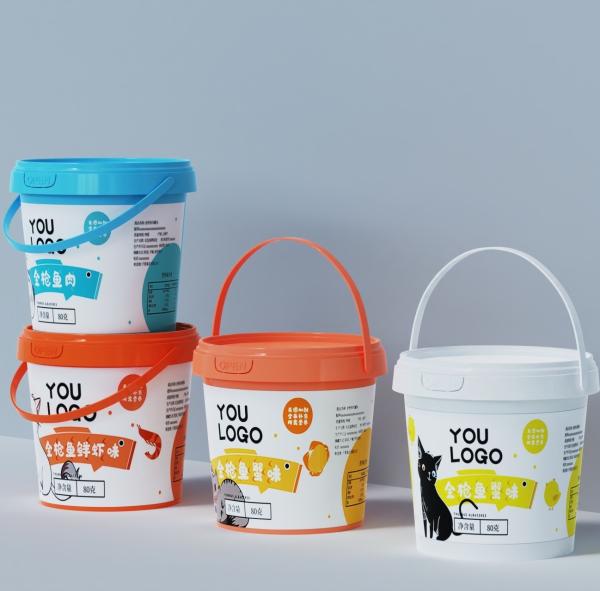 Buy cheap Transparent Bucket 300ml-5L for Peanut Butter Shea Butter Food Sauces Packaging Good Sealing -20C-120C from wholesalers
